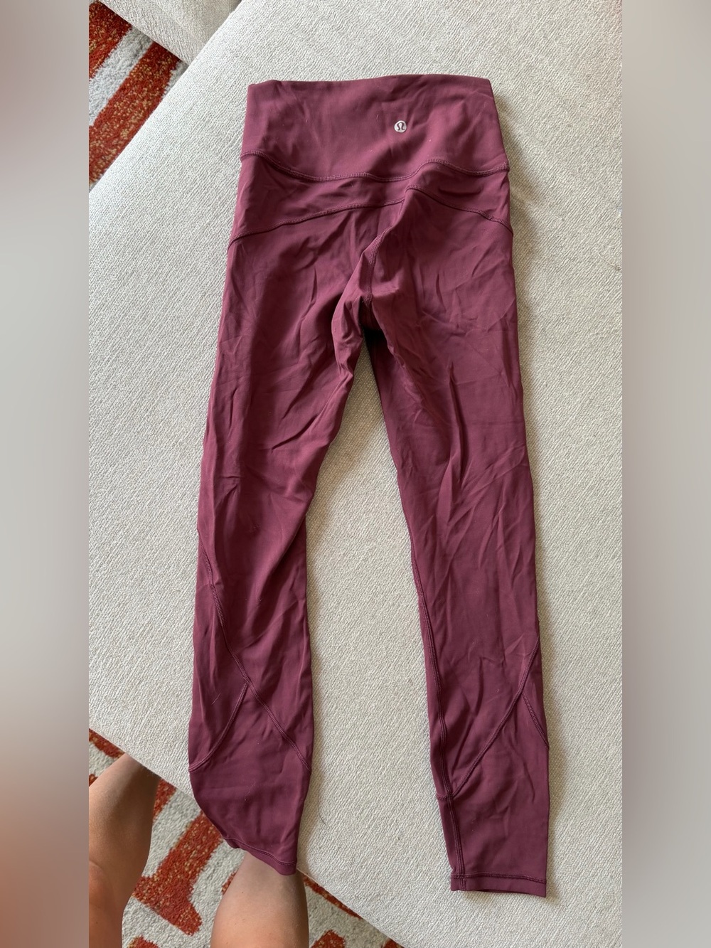lululemon burgundy leggings